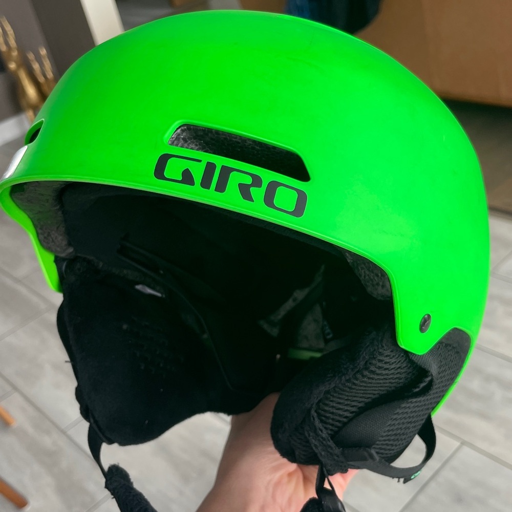 Giro Crue Kids Ski /Snow Helmet Matte Bright Green M